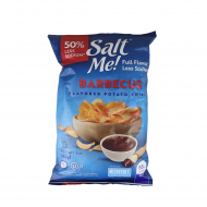 Salt Me! Barbecue Flavored Potato Chips 50% Less Sodium 142g 